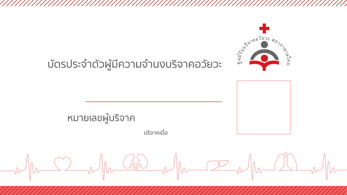 Donor Profile | ศูนย์รับบริจาคอวัยวะสภากาชาดไทย